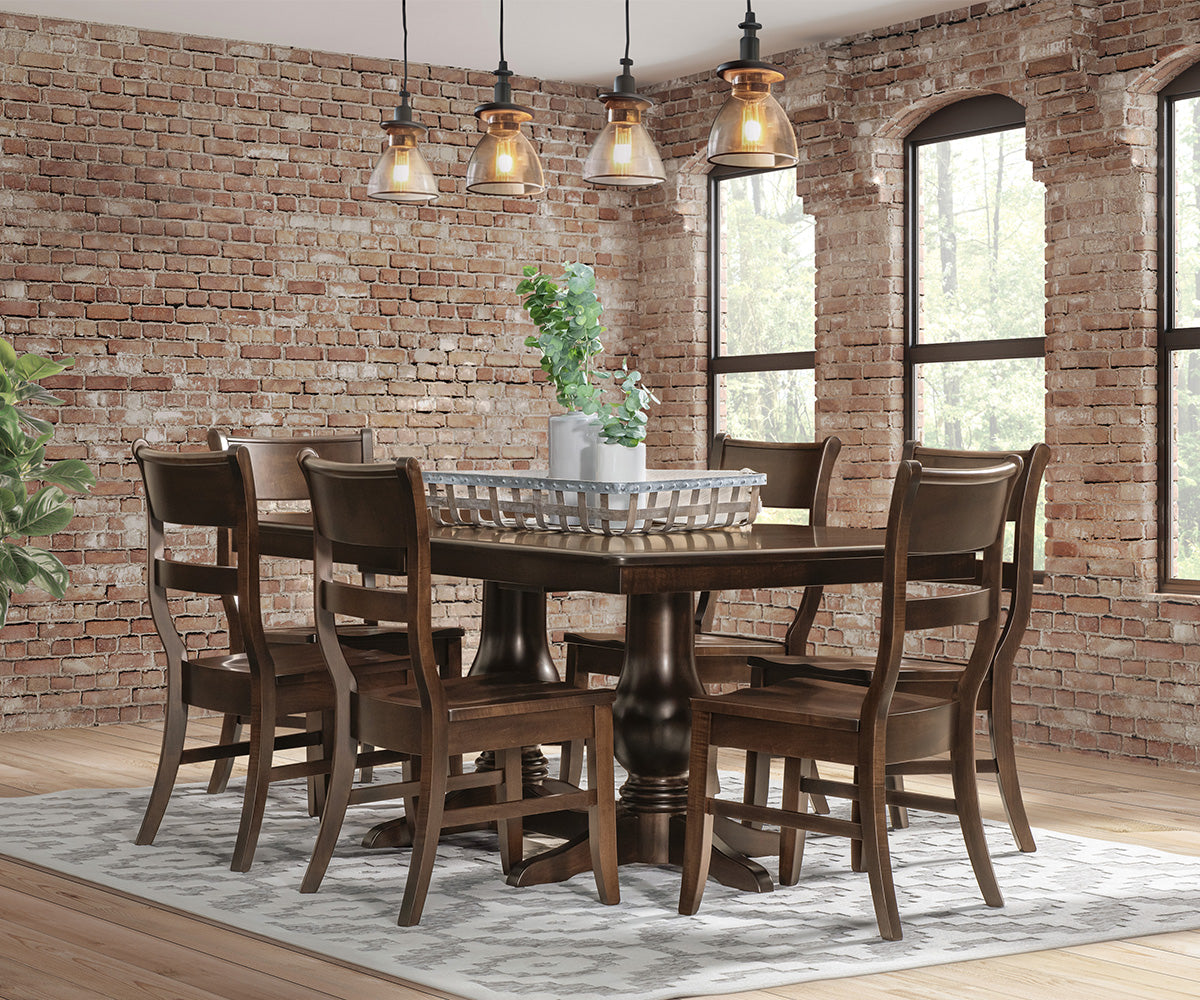 Auburn Double Pedestal Table