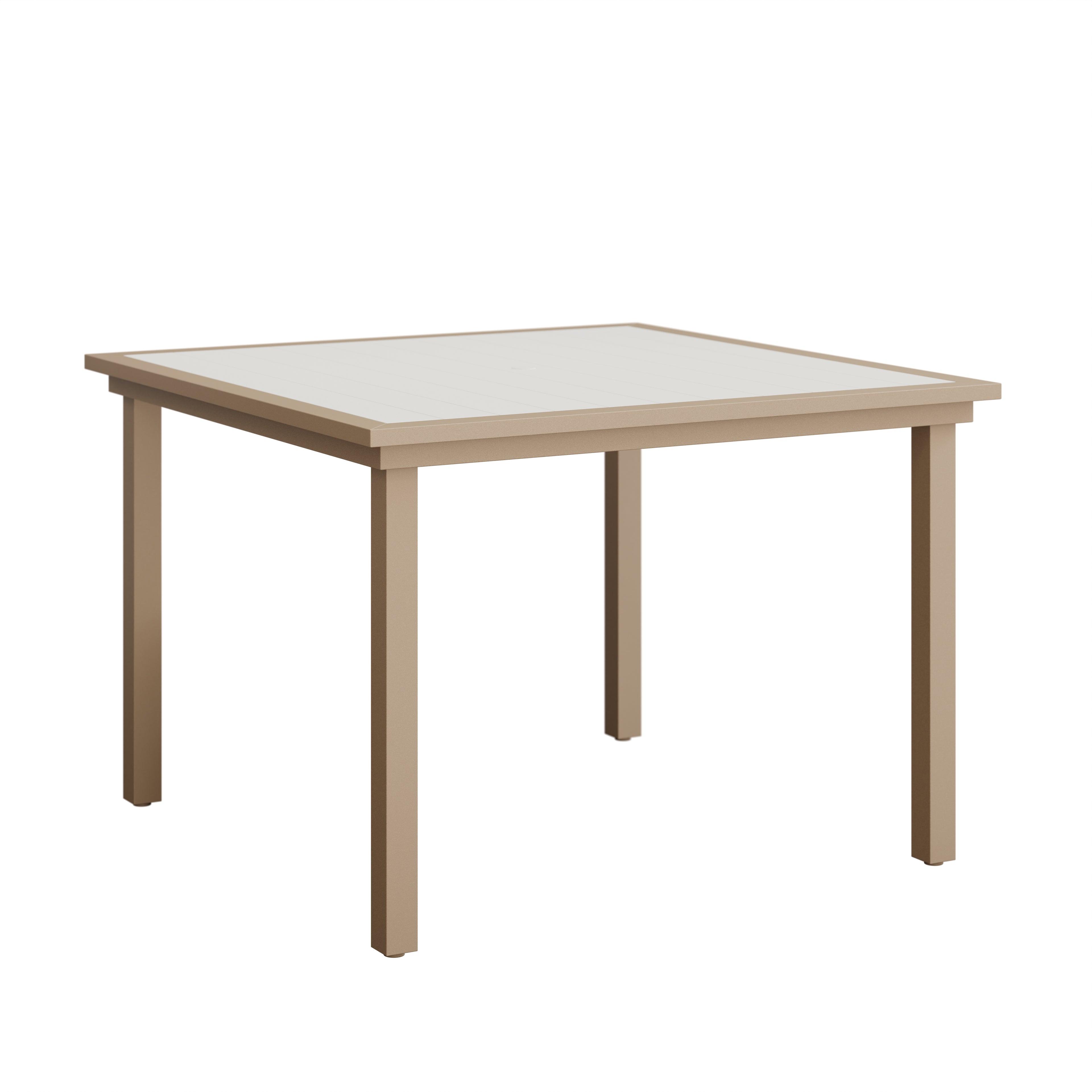 Vida 44″ Square Poly Dining Table