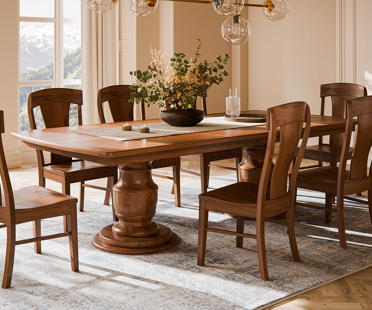 Burlington Double Pedestal Table