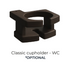 Comfort Back 2-Foot Counter Height Swivel Glider
