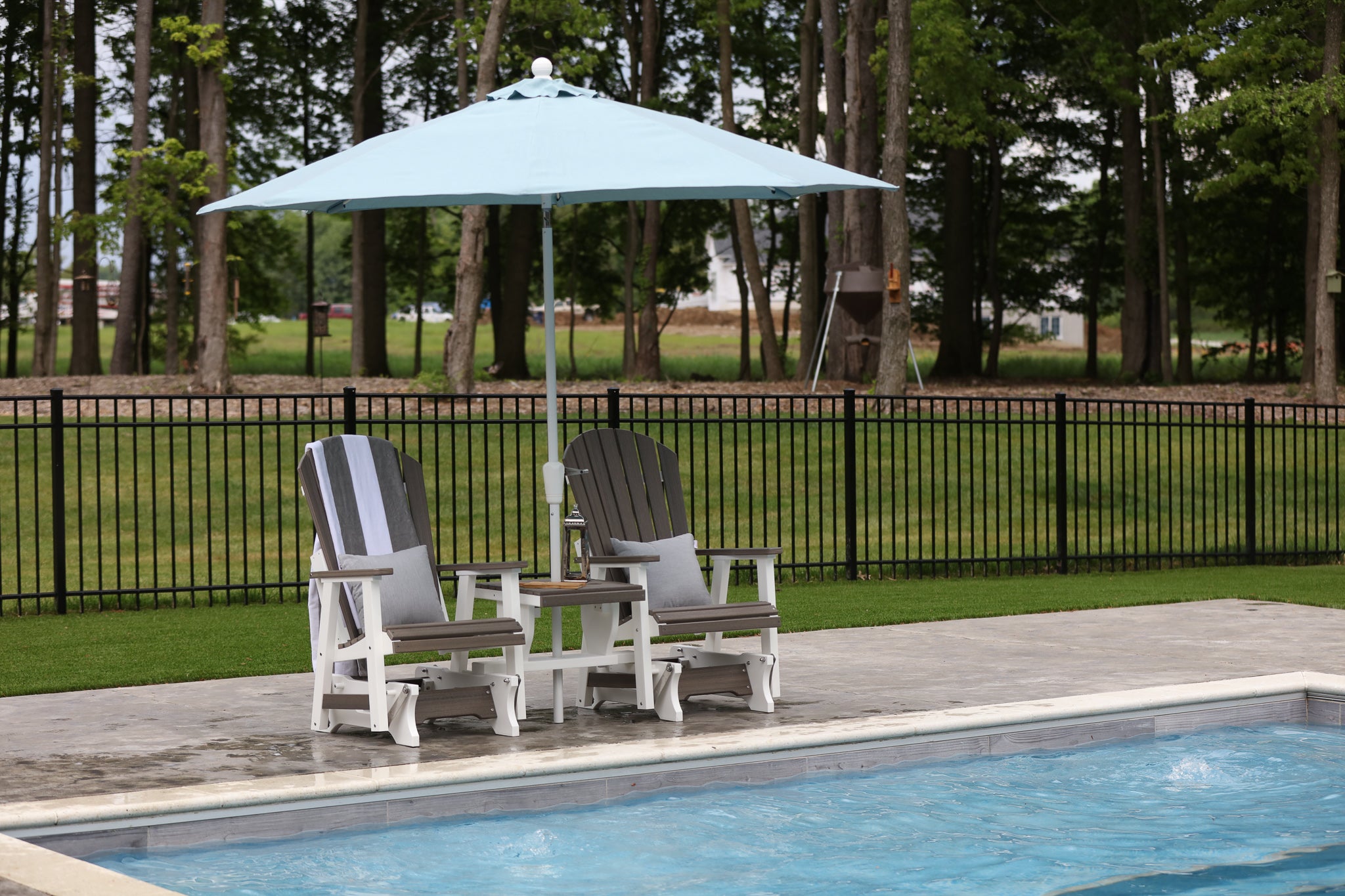 Gliding Settee Table