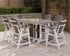 72" Classic Firepit Table - Counter Height