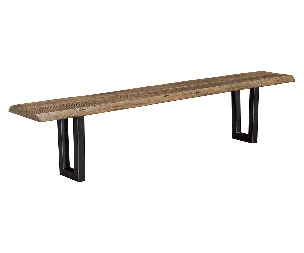 Live Edge Rough Sawn Bench