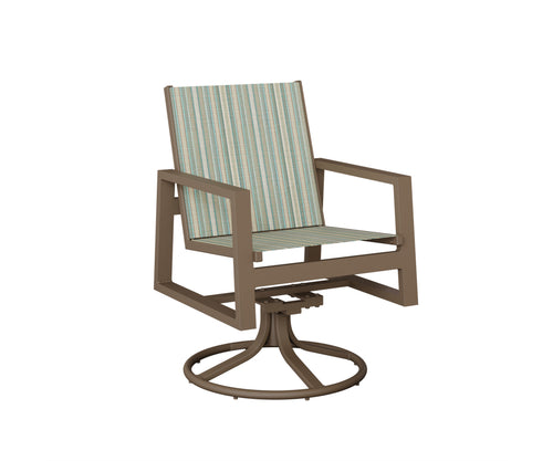 Vida Poly Swivel Rocker Dining Chair