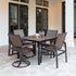 Vida Poly Swivel Rocker Dining Chair