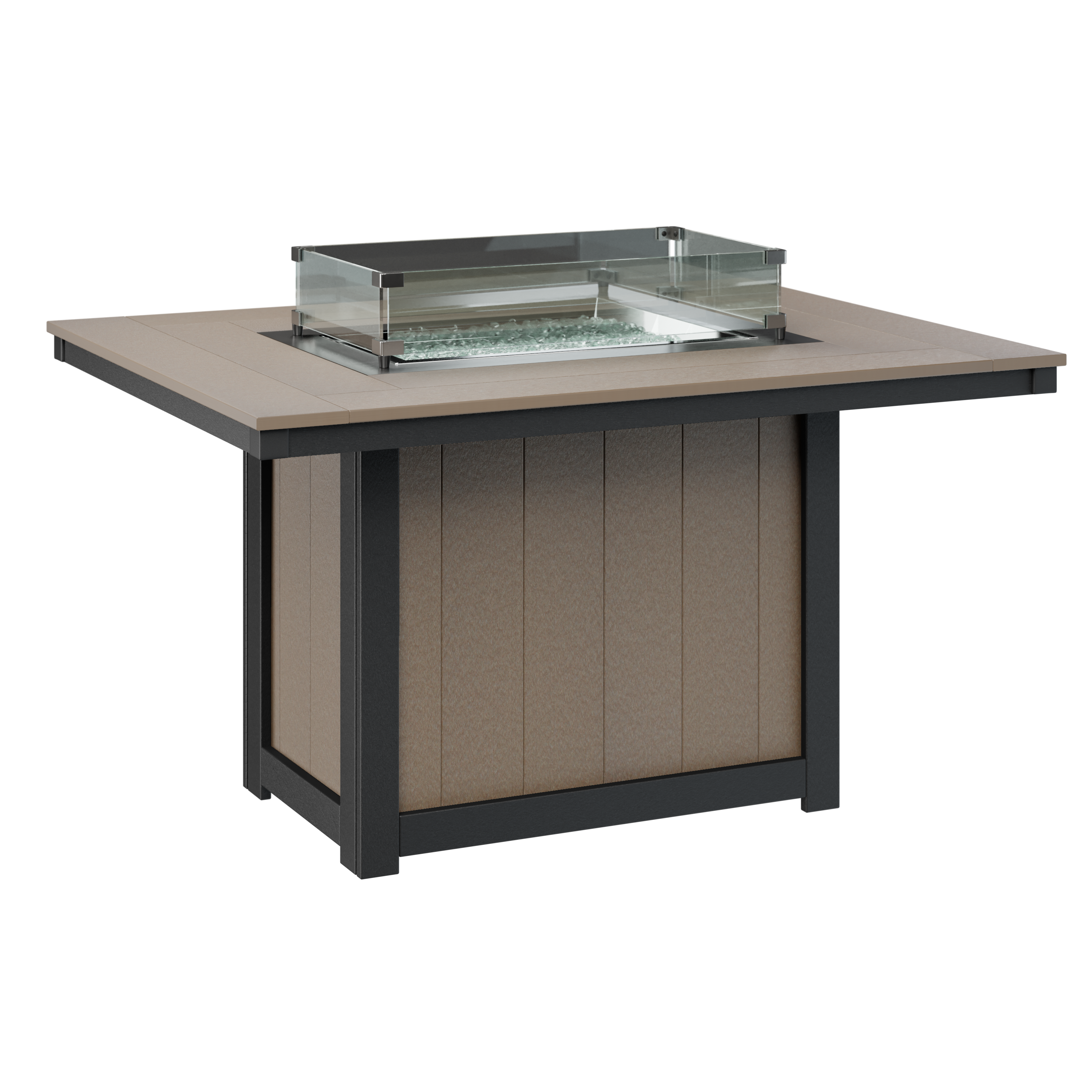 Donoma 42" x 54" Rectangular Dining Fire Table