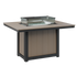 Donoma 42" x 54" Rectangular Dining Fire Table