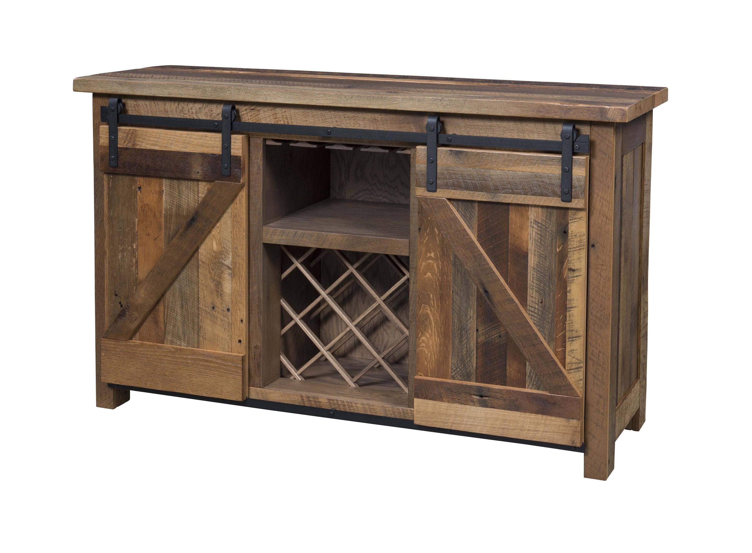 Barn Door Wine Sideboard