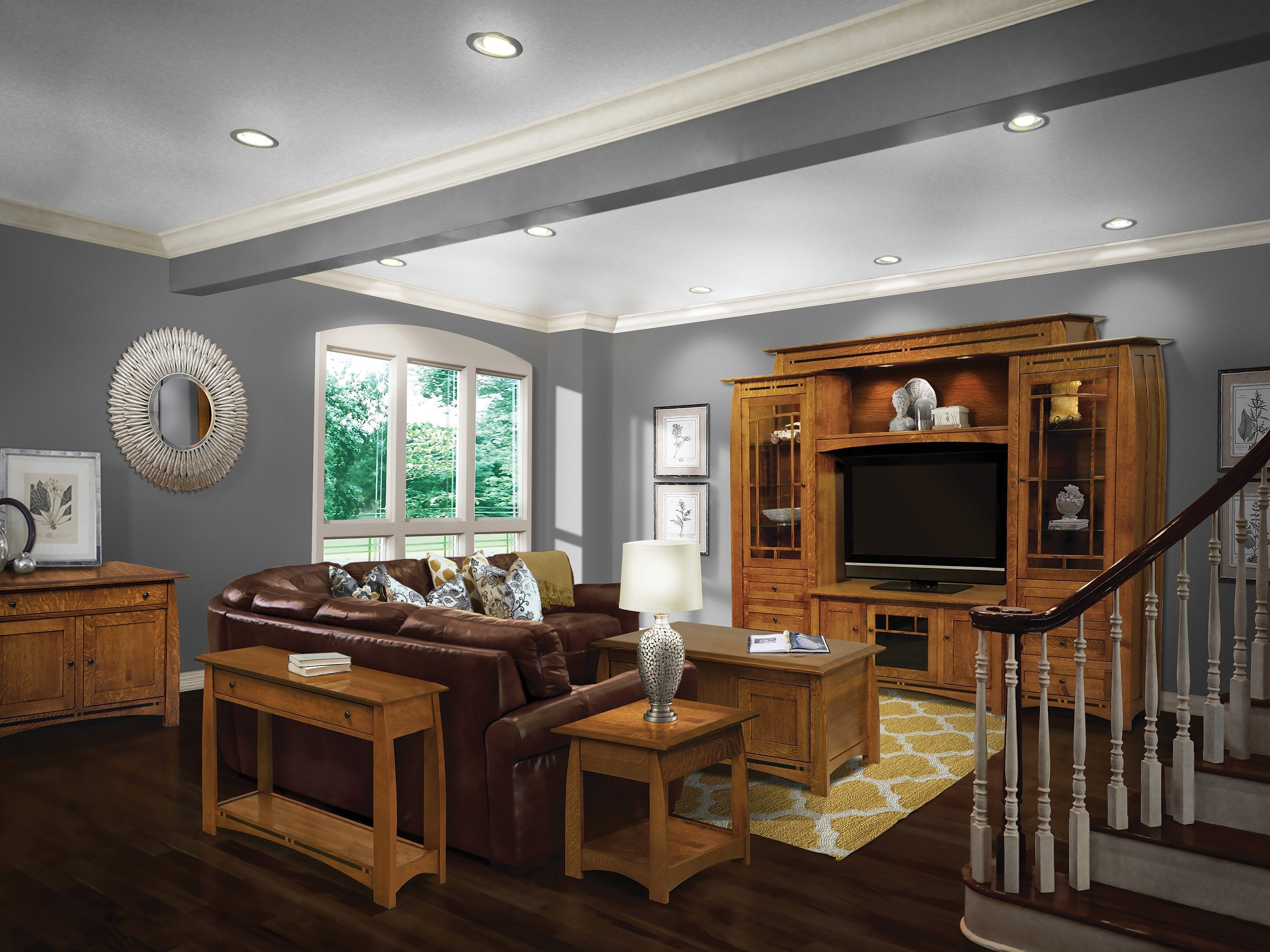 Boulder Creek Round End Table