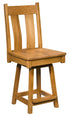 Bostonian 24" Stationary Bar Stool