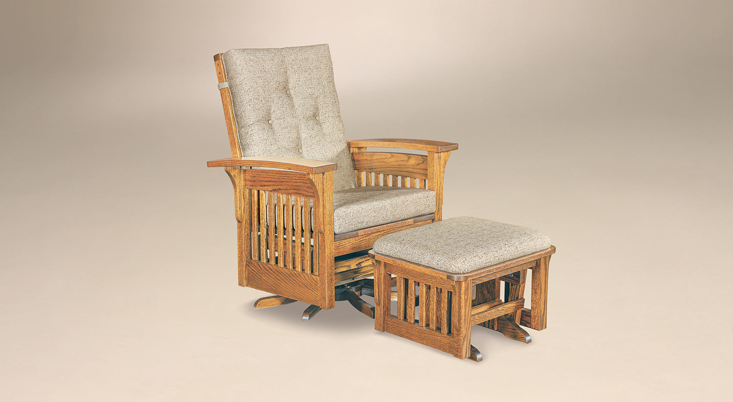 Bow Arm Swivel Glider