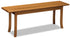 Carlisle Trestle Bench