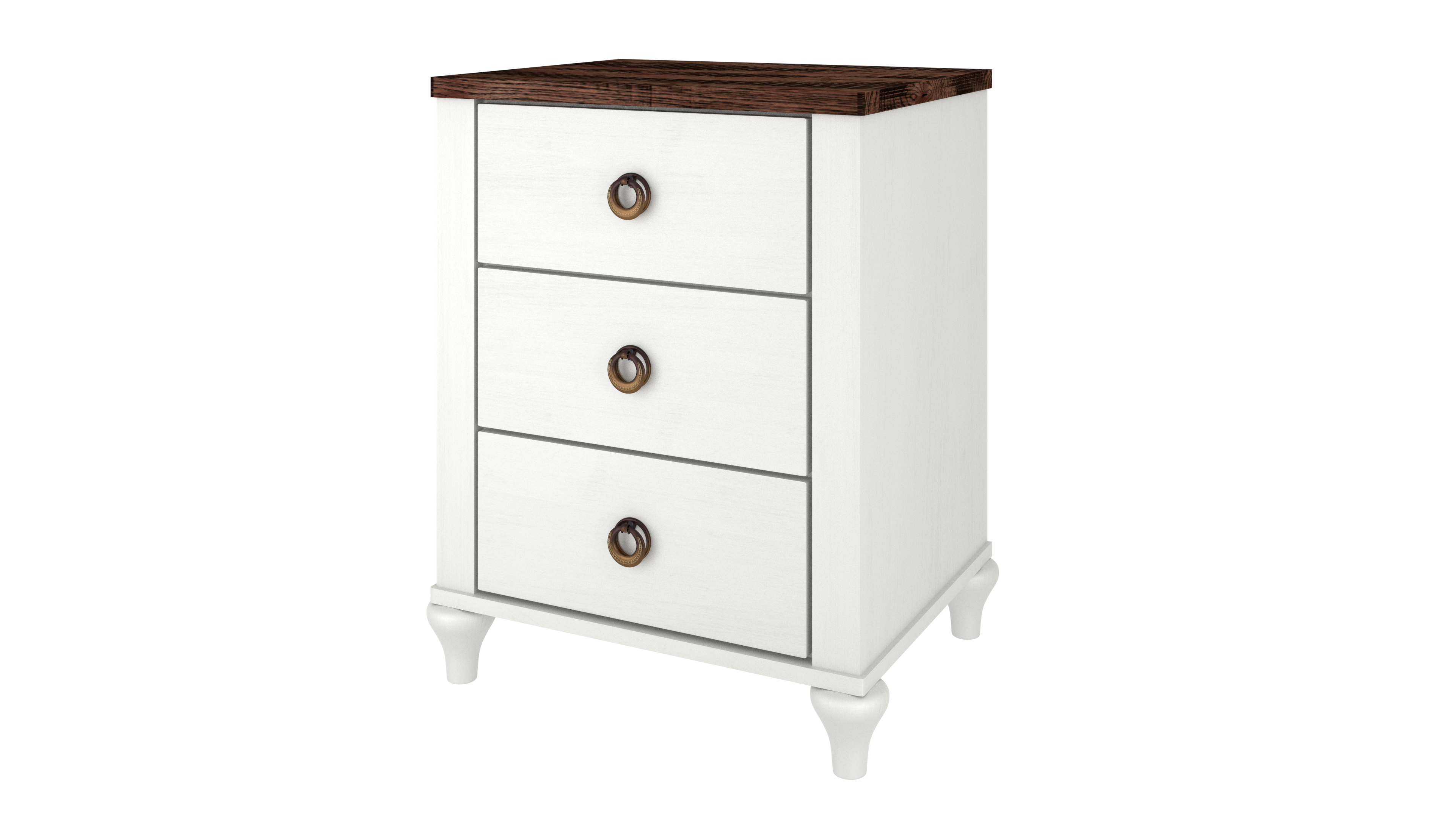 Alcan 3-Drawer Night Stand