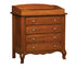 French Country 4-Drawer Dresser w/Box Top