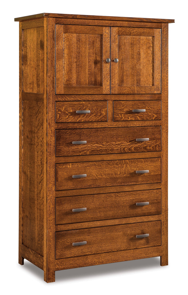 Flush Mission Chest Armoire – Heartland-Amish