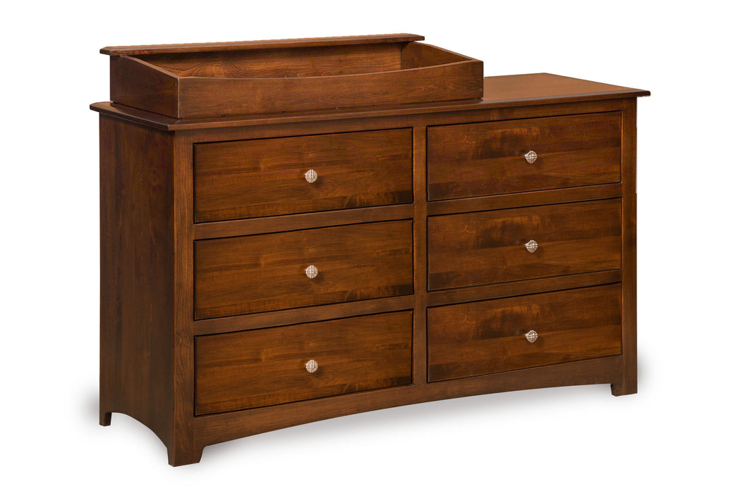 Monterey 6-Drawer Dresser w/Box Top