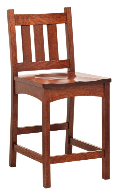Vintage Mission Bar Stool