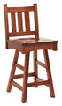Vintage Mission Bar Stool